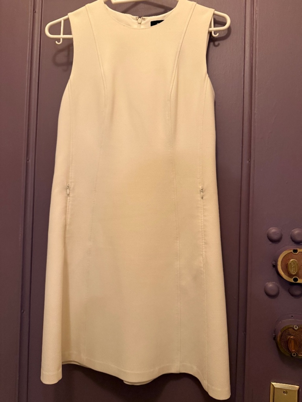 Tahari Off White A-Line dress